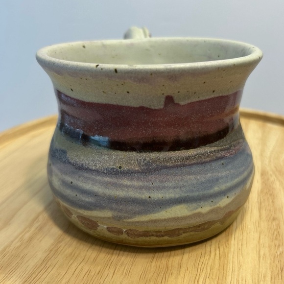 Studio Art Pottery Coffee/Soup Mug Bowl Artist Signed Swick Klickitat USA 20oz - Picture 2 of 6